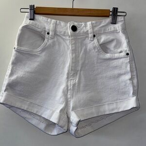 Cotton On High Waist White Shorts